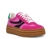 Dodge Platform Sneaker - Women's Hot Pink/Black view