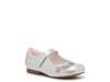 Daisy Mary Jane Flat - Kids' Silver Metallic view
