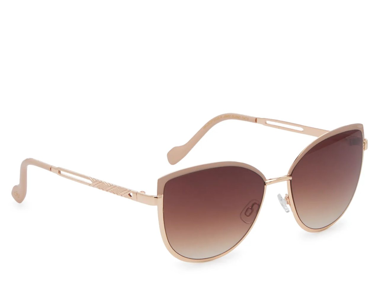 Two-Tone Cat-Eye Sunglasses
