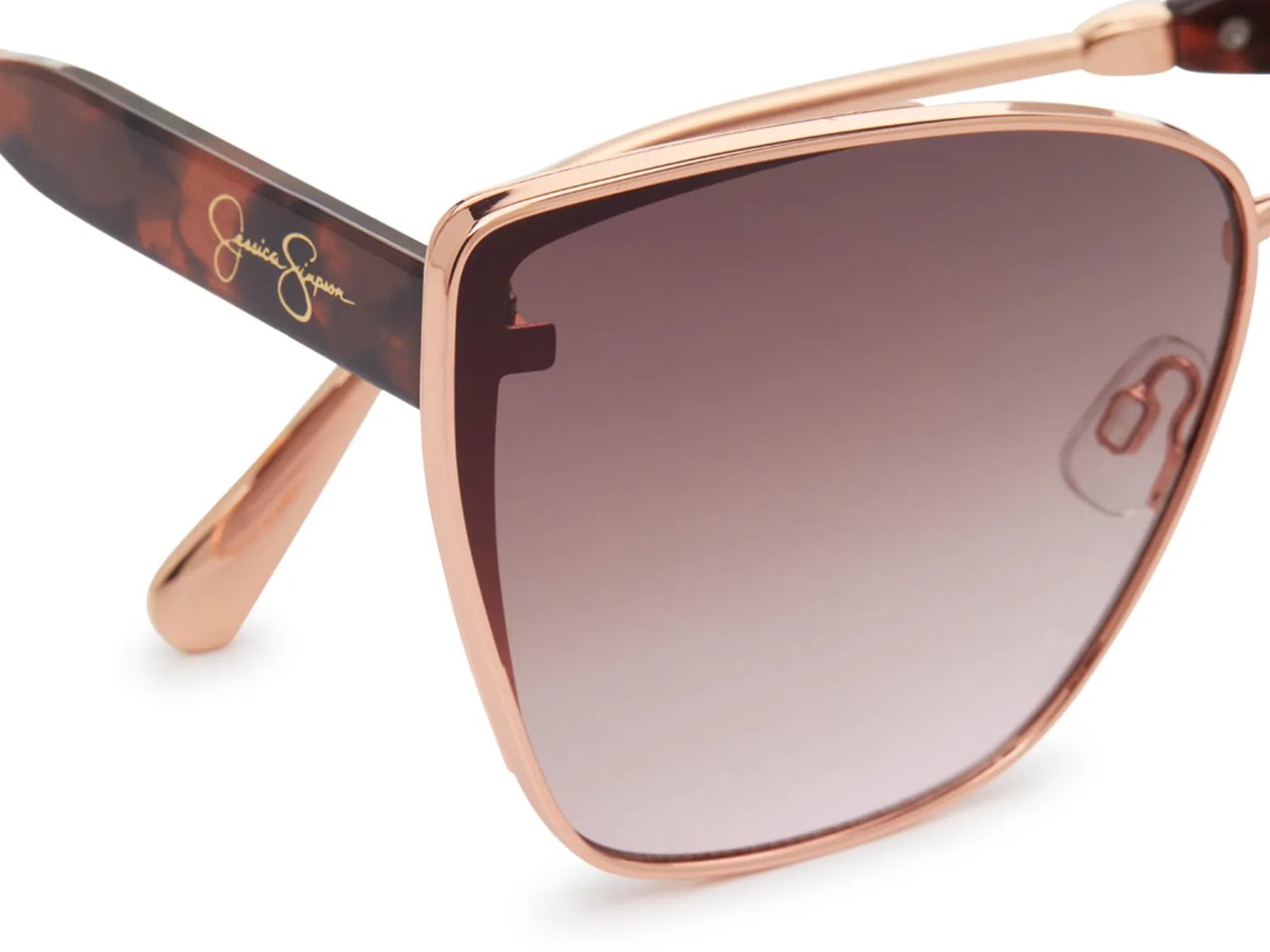 Cat-Eye Square Sunglasses