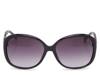 Glam Oval Sunglasses Black view