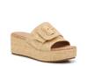 Crysta Wedge Sandal Beige view