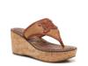 Ruth Wedge Sandal Brown Raffia view