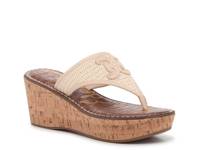 Ruth Wedge Sandal Linen view