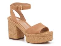 Immie Platform Sandal Sand Suede view