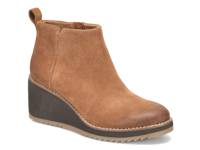 Eden Wedge Bootie Dark Brown view