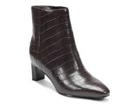 Marisa Bootie Dark Brown Croc Print Leather view
