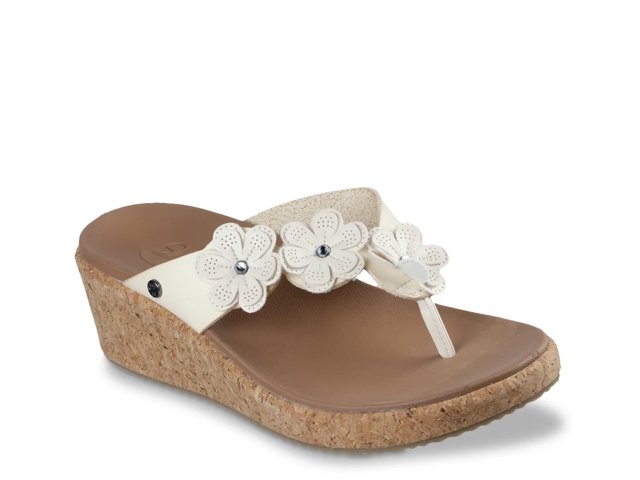 Cali Arch Fit Beverlee Rare Blossom Wedge Sandal