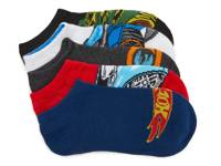 Hot Wheels Kids' No Show Socks - 5 Pack Multicolor view