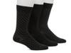 Dress Men's Crew Socks - 3 Pack Black view