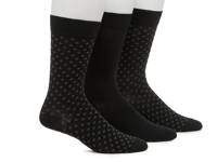 Dress Men's Crew Socks - 3 Pack Black view