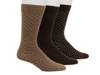 Dress Men's Crew Socks - 3 Pack Brown view