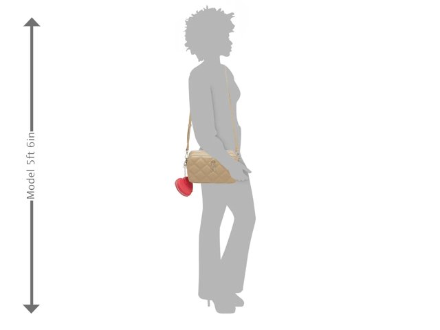 Allie Heart Charm Crossbody Bag