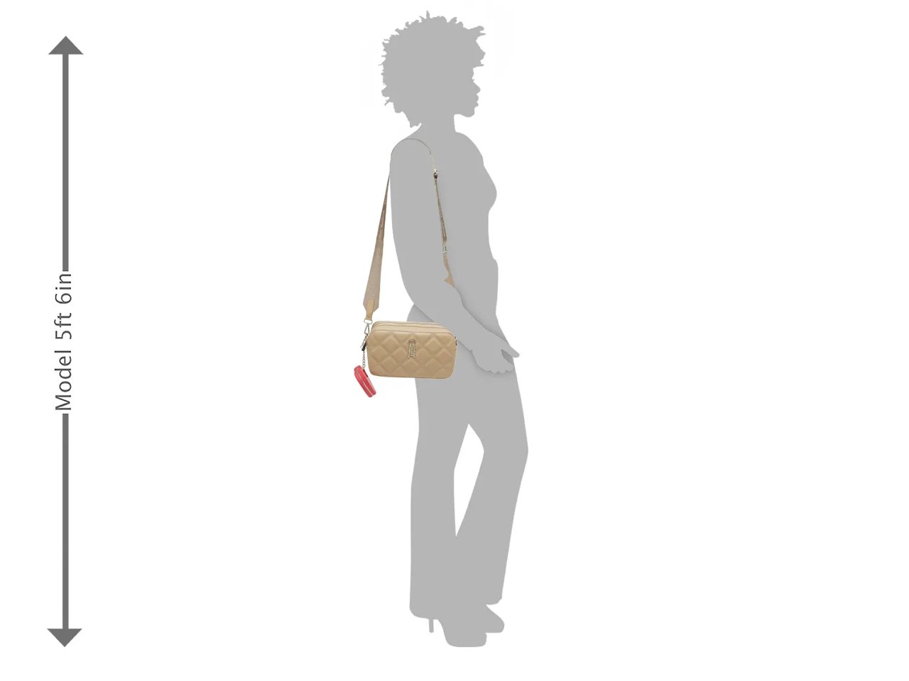 Allie Heart Charm Crossbody Bag