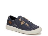 Beachside Slip-On Sneaker Dark Blue Denim view