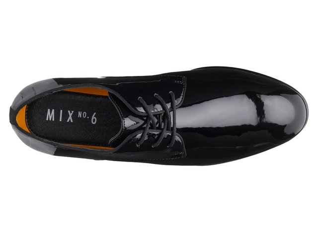 Mix No. 6 Black Patent Lace-Up Derby Shoes Mix No. 6 Womens US 6.5 Zalidia Platform Lace Up Oxford  main image 2