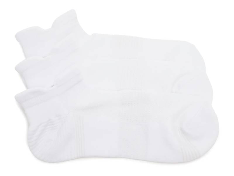 Cush Double Tab Men's No Show Socks - 3 Pack