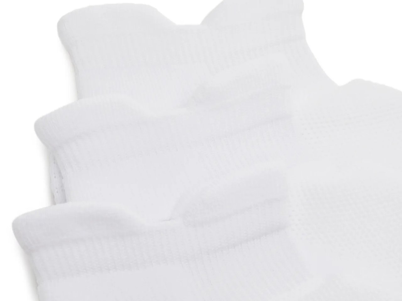 Cush Double Tab Men's No Show Socks - 3 Pack