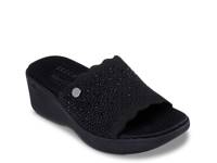Martha Stewart Pier-Lite Lite Essence Wedge Sandal Black view