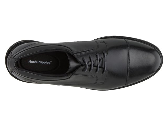 Hush Puppies Men's Wide Width Iggy Oxford - Black - Oxfords