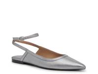Jules Flat Silver Metallic view