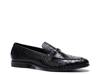 Louis Loafer Black Croc Print Leather view