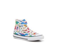 Chuck Taylor All Star Dino High-Top Sneaker - Kids' White/Blue view