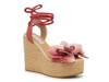 Petal Wedge Sandal Faded Red view