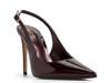 Stessy Sling Pump Dark Brown Patent Synthetic view
