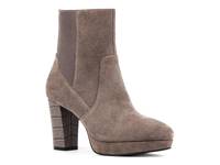 Labell Platform Bootie Dark Grey Suede view