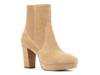 Labell Platform Bootie Tobacco Suede view