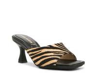 Jerilyn Sandal Beige/Black Zebra Print Raffia view
