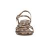 Mackenzie Sandal Taupe Snake Print view