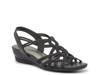 Raquel Wedge Sandal Black view