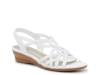 Raquel Wedge Sandal White view