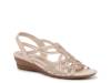 Raquel Wedge Sandal Gold Metallic view