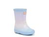 First GNT Glitter Rain Boot - Kids' Purple/Blue Ombre view