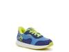 Orlando Hands-Free Slip-On Sneaker - Kids' Blue/Neon Green view