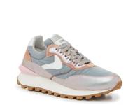 Qwark Wedge Sneaker - Women's Rose Gold Metallic/Dark Grey view