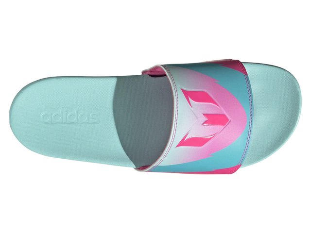 adidas Adilette Comfort Messi Slide Sandal - Free Shipping | DSW display picture 2
