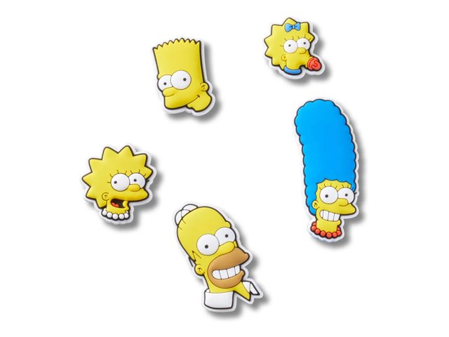 60'Simon Simple ピーナッツ キャラクター バッチ9個セット Crocs The Simpsons Jibbitz Set - 5 Pack - Free Shipping | DSW