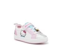 Hello Kitty Sneaker - Kids' White/Pink/Silver Metallic view