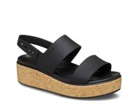 Brooklyn Low Wedge Sandal - Women's Black view