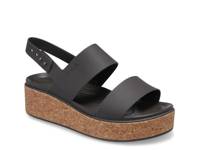 Brooklyn Low Wedge Sandal - Women's Dark Brown view