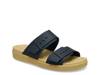 Brooklyn Low Wedge Sandal - Women's Black/Tan view