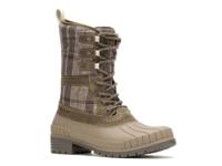 Sienna Snow Boot - Women's Tan Plaid Print view