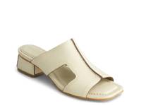 Jewel Sandal Eggshell Leather view