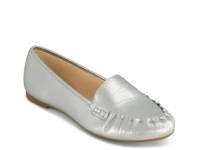 Sage Loafer Silver Metallic Leather view