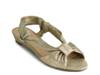 Winifred Wedge Sandal Champagne Suede view
