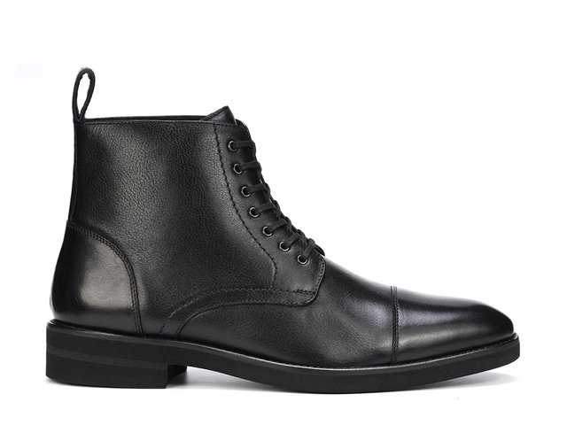 Anthony Veer James, Handmade Mens Black Leather Boots, US 10 / UK 9. Anthony Veer James Boot - Free Shipping | DSW main image 2